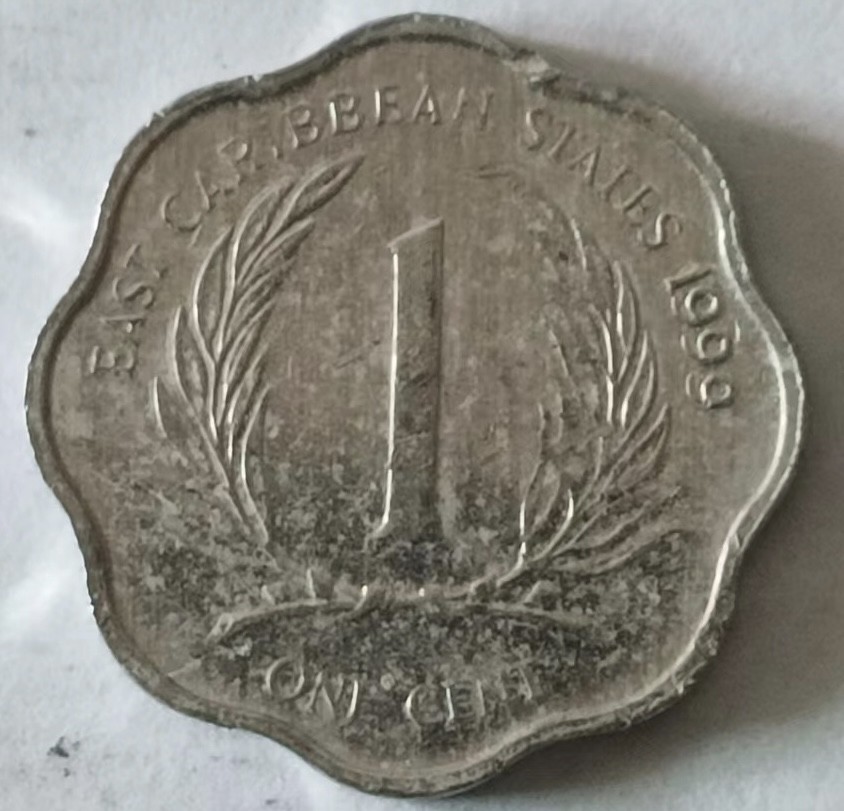 泡泡堂第147期  世界硬币专场（无押金，无佣金，捡漏，全场20包邮，偏远地区除外） 东加勒比一分