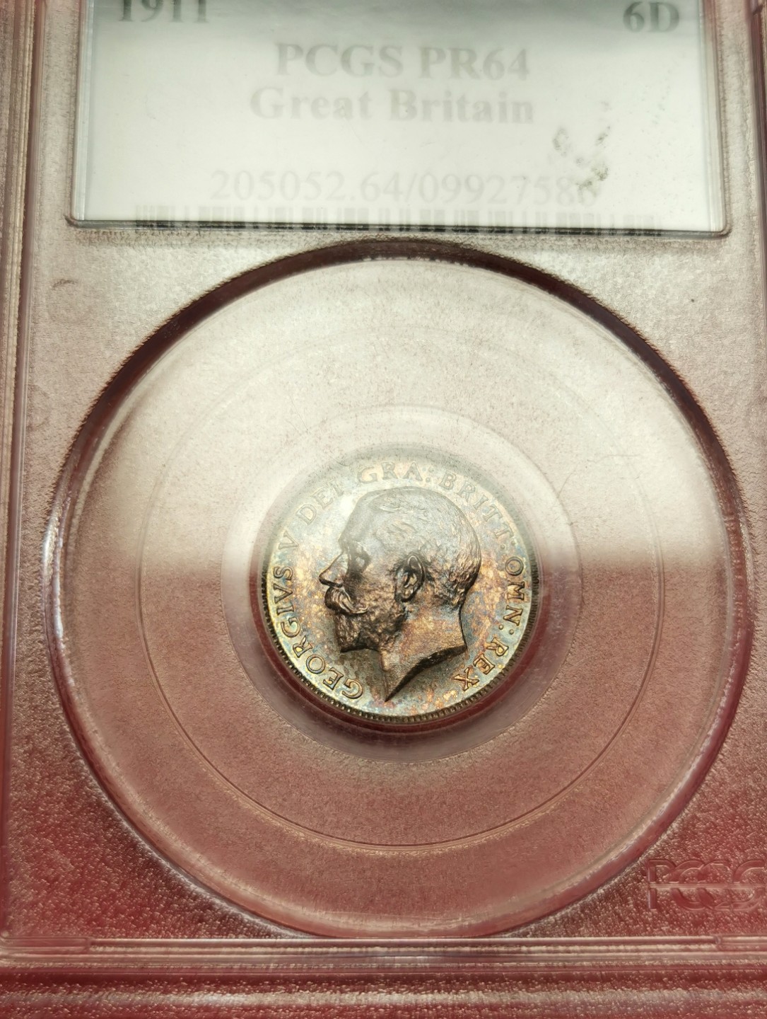 凡希社世界钱币微拍第二百十六期 荐！1911英国乔五精铸PS八枚收藏级！
