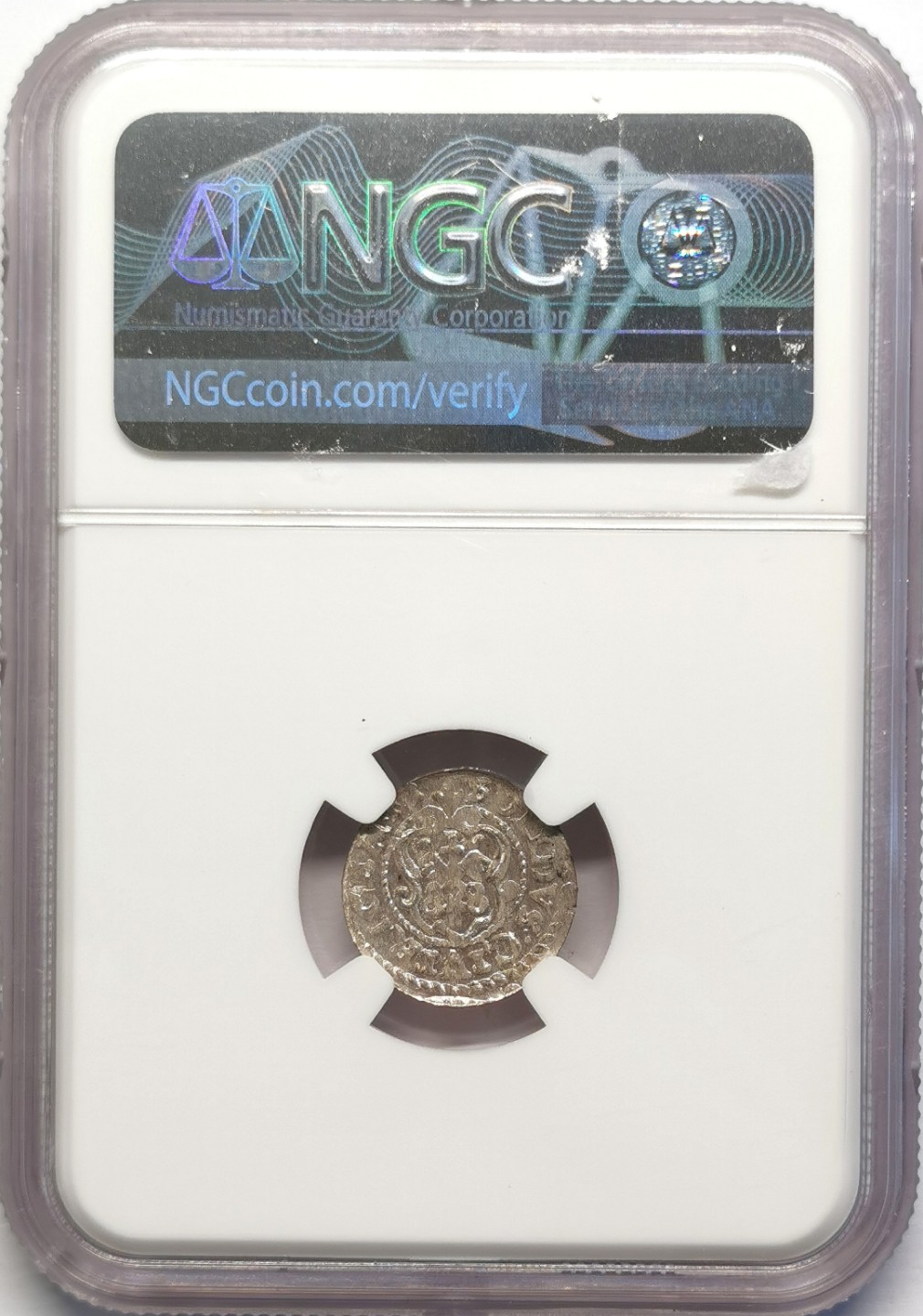凡希社世界钱币微拍第二百十六期 荐！1641利沃尼亚（瑞占里加）1S银辅币NGC-MS65罕见品质！