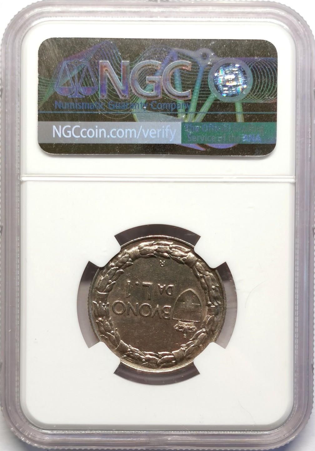 凡希社世界钱币微拍第二百十六期 1928意大利里拉镍币NGC-AU58