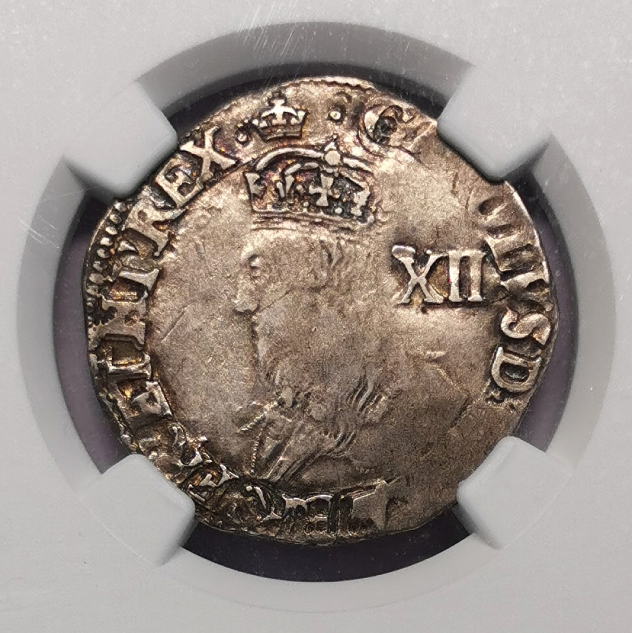 凡希社世界钱币微拍第二百十六期 1633-35英国查理一世先令银币NGC-VF35