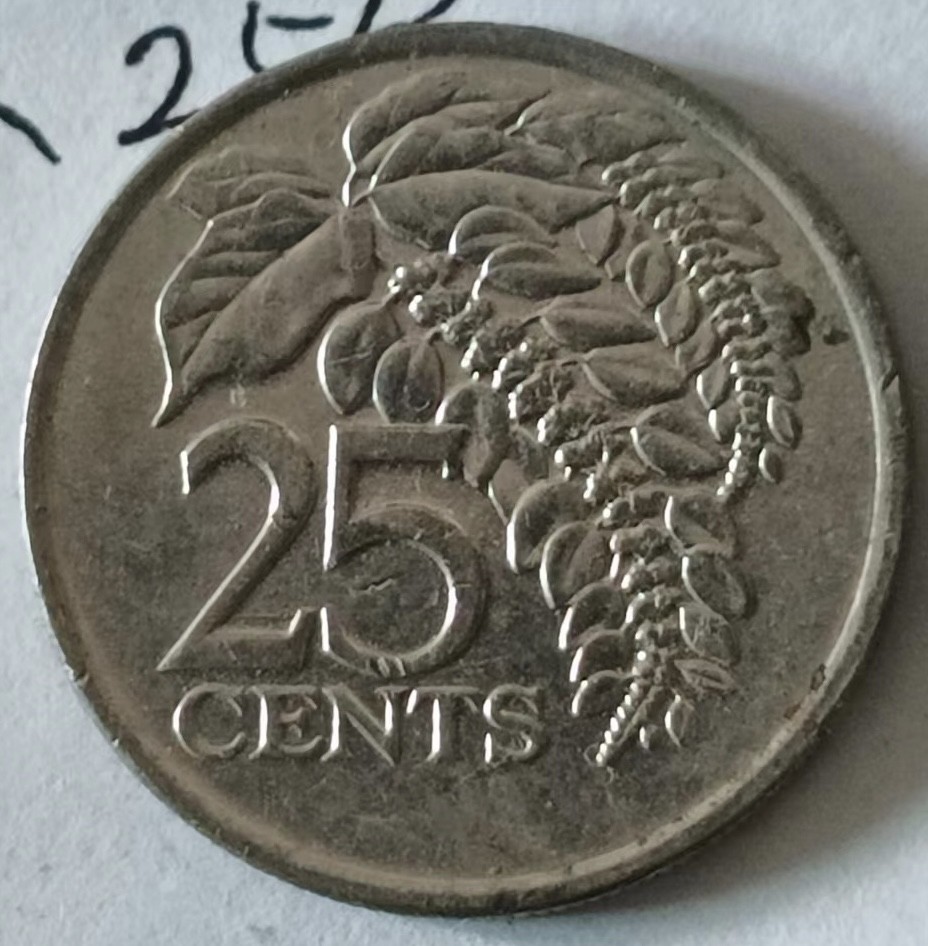 泡泡堂第124期  世界硬币专场（无押金，无佣金，捡漏，全场20包邮，偏远地区除外） 特立尼达25分