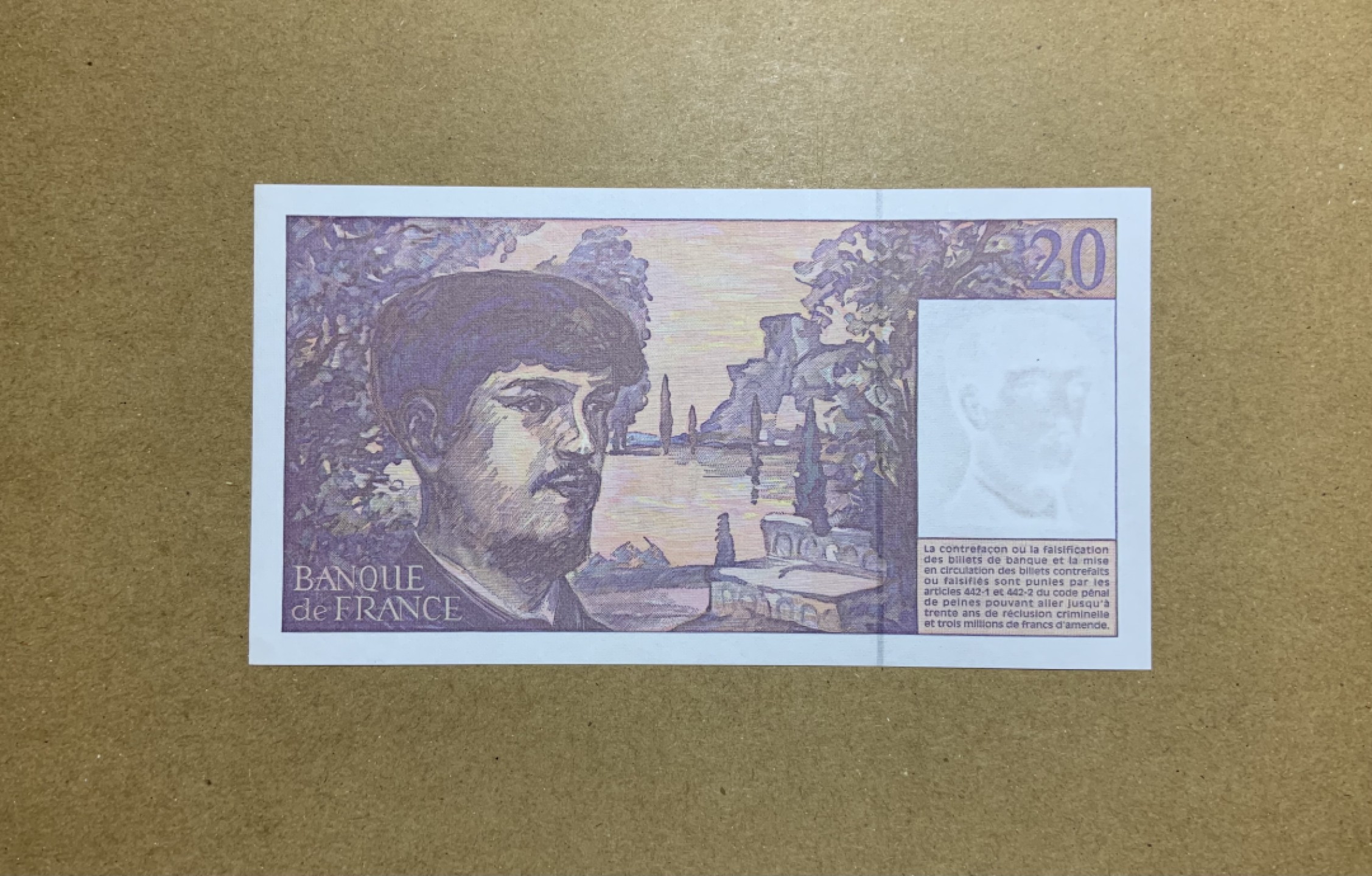 收藏联盟Quantum Auction 第200期拍卖  法国1997年20法郎 品相全新UNC 彪得西