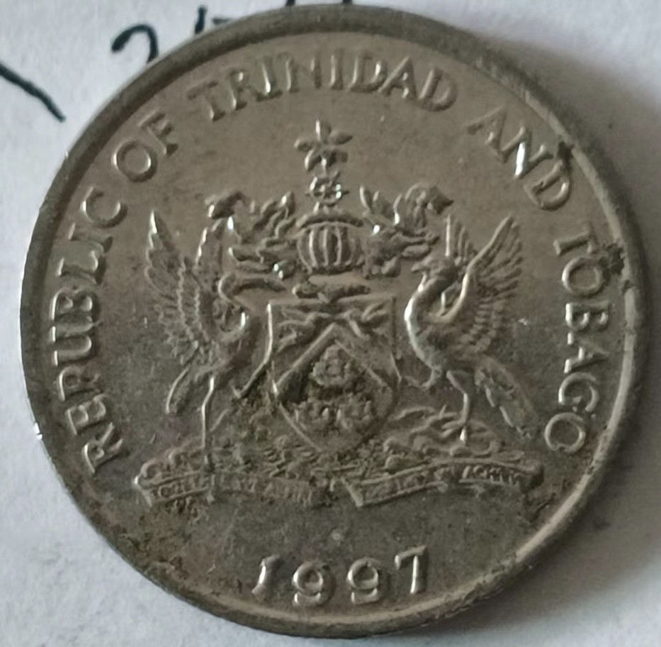 泡泡堂第124期  世界硬币专场（无押金，无佣金，捡漏，全场20包邮，偏远地区除外） 特立尼达25分