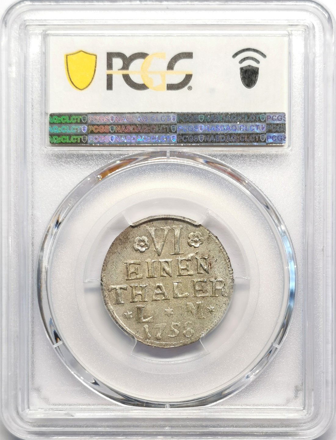 凡希社世界钱币微拍第二百十六期 1758安哈特伯恩堡1/6泰勒PCGS-MS63