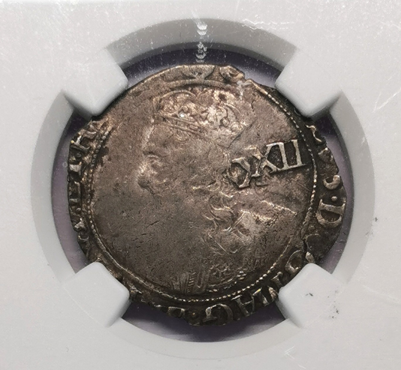 凡希社世界钱币微拍第二百十六期 1633-34英国查理一世先令银币NGC-VF25