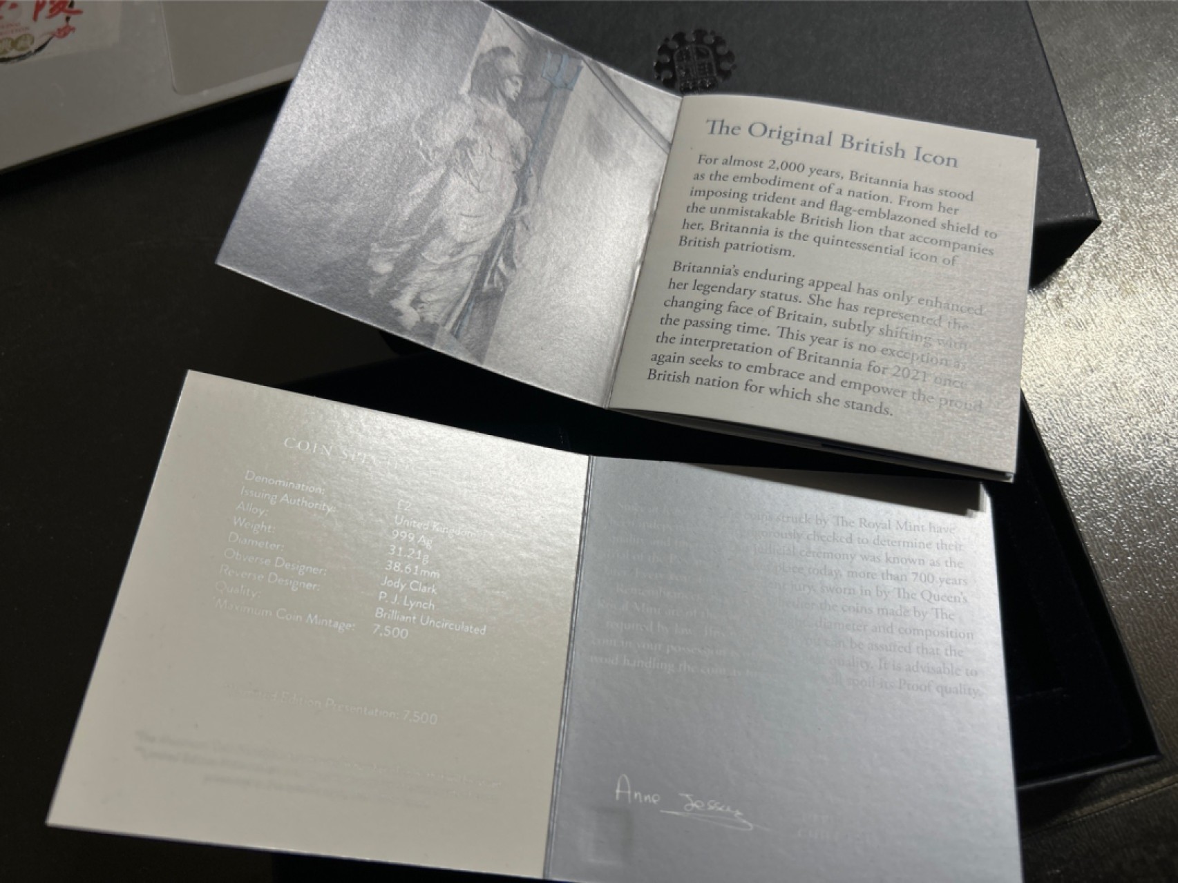 收藏联盟Quantum Auction 第201期拍卖 硬币场 2021年英国大不列颠女神2镑银币  NGC MS67