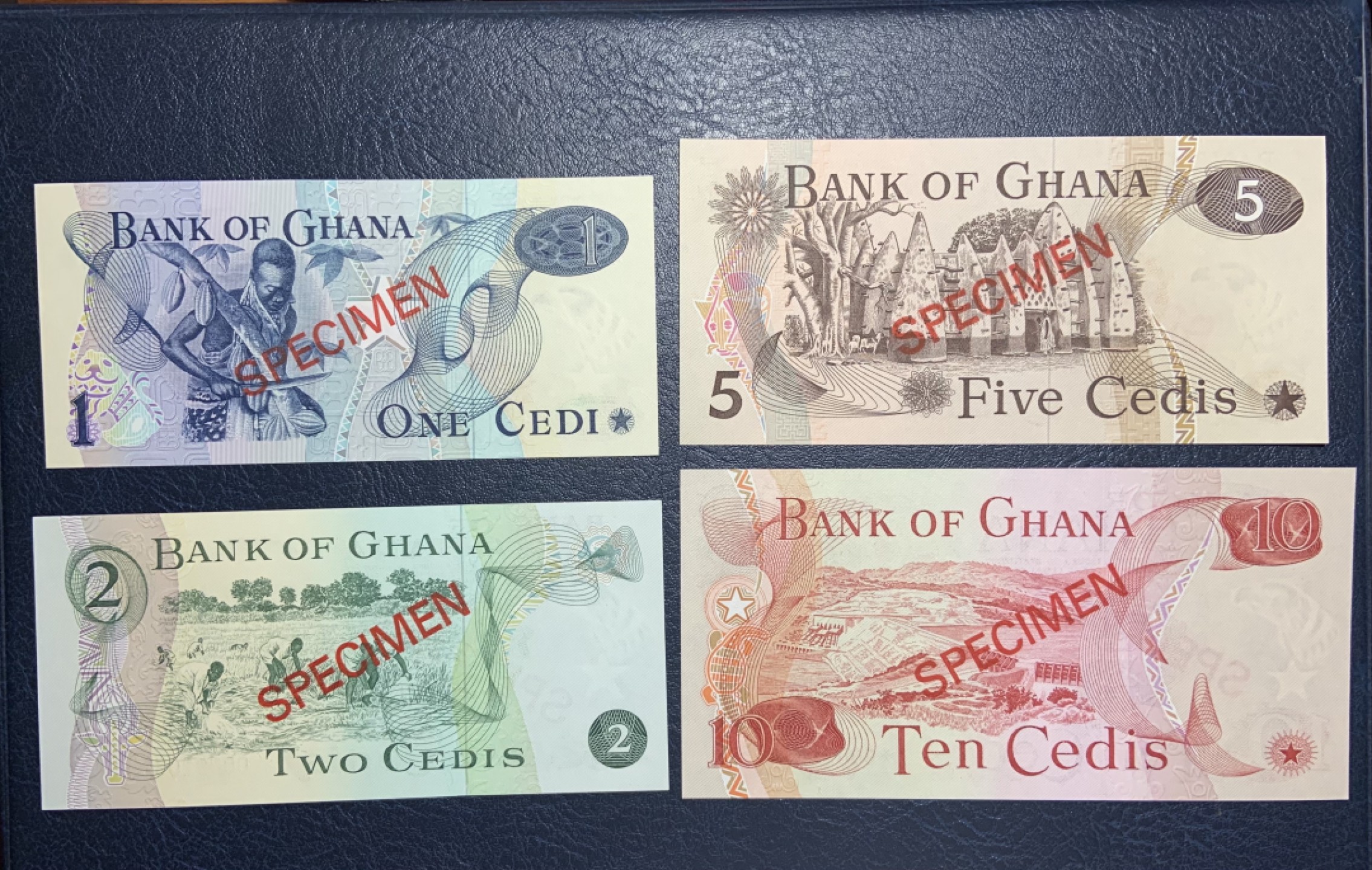 收藏联盟Quantum Auction 第200期拍卖  加纳1977年1-10塞地同号纪念册 品相全新UNC 带官方原装纪念册 收藏专用 限量发行