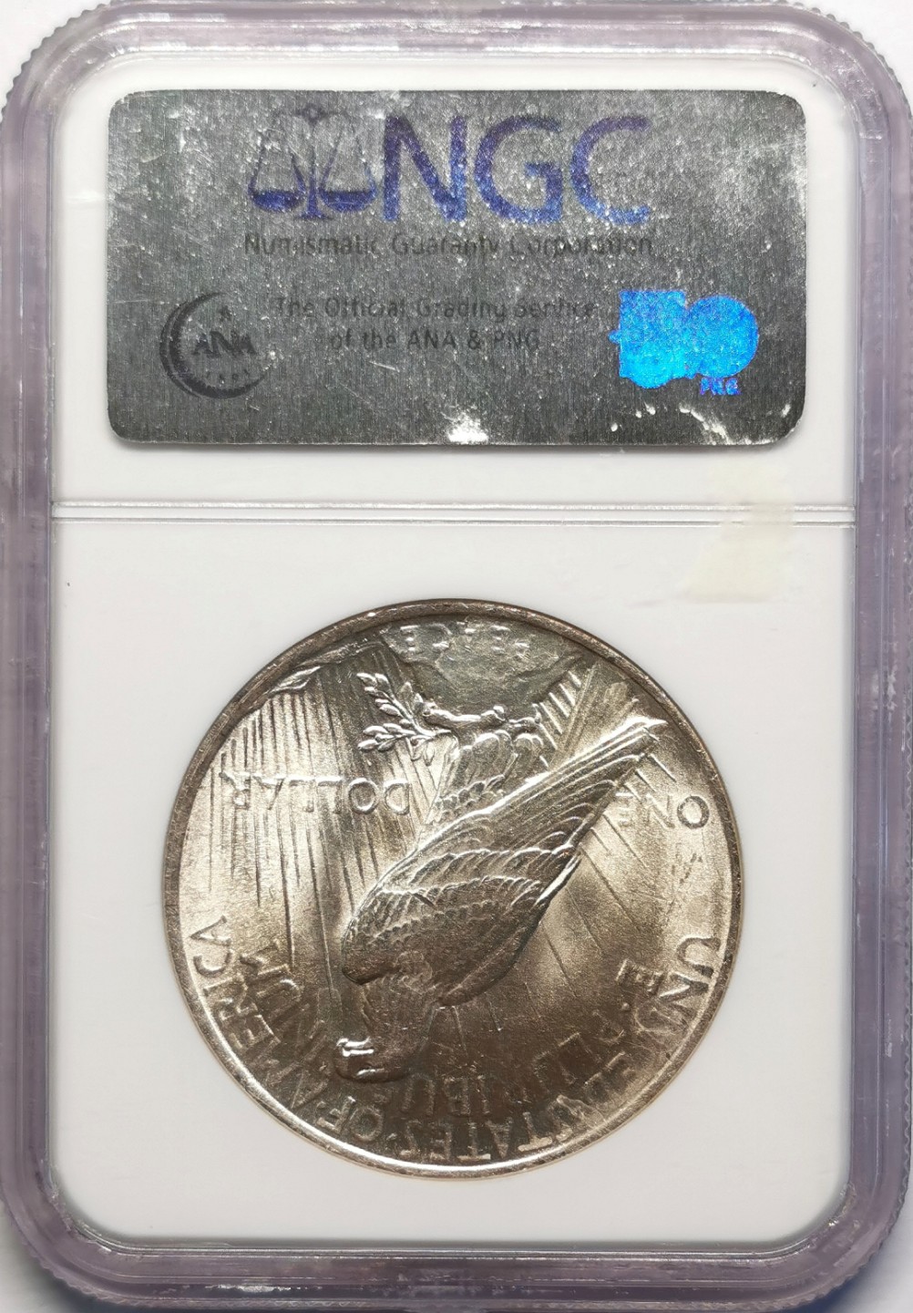 凡希社世界钱币微拍第二百十六期 1923美国和平Dollar大银NGC-MS64