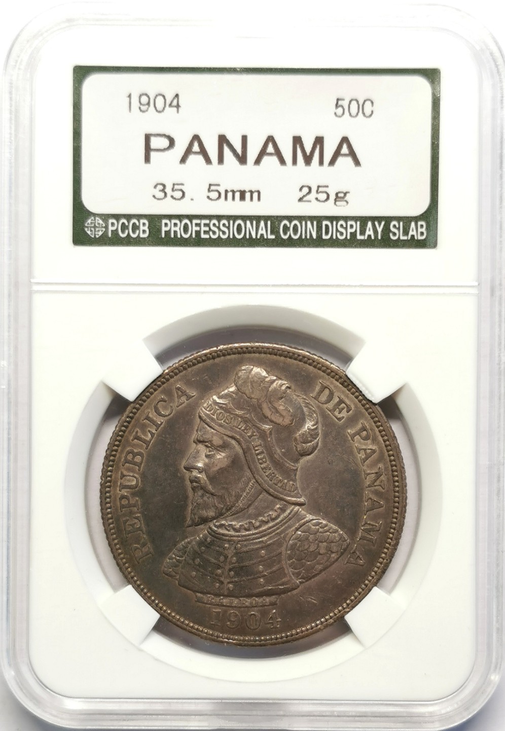 凡希社世界钱币微拍第二百十六期 1904巴拿马50分大银XF