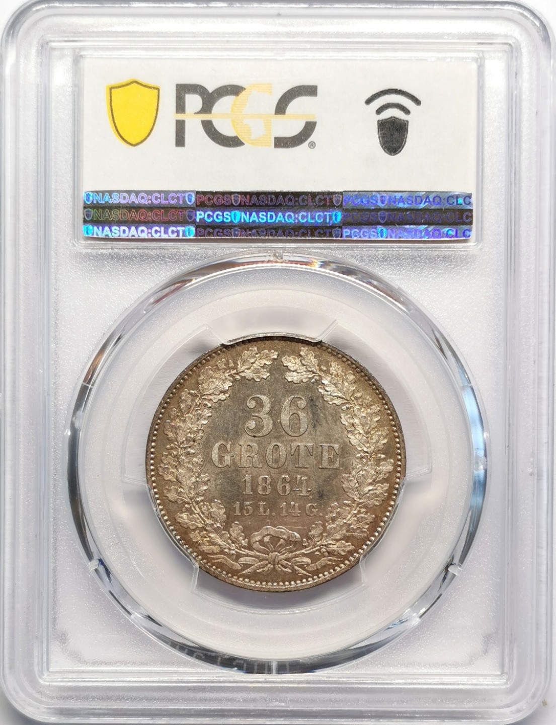 凡希社世界钱币微拍第二百十六期 1864不来梅32G银币PCGS-MS64+