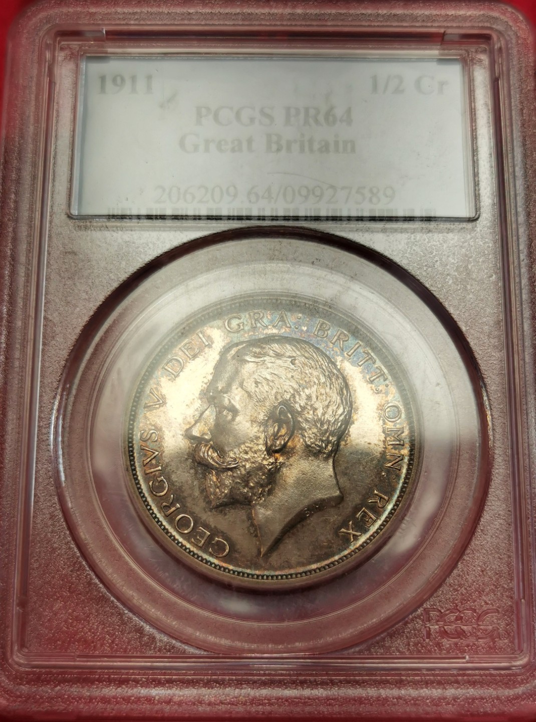 凡希社世界钱币微拍第二百十六期 荐！1911英国乔五精铸PS八枚收藏级！