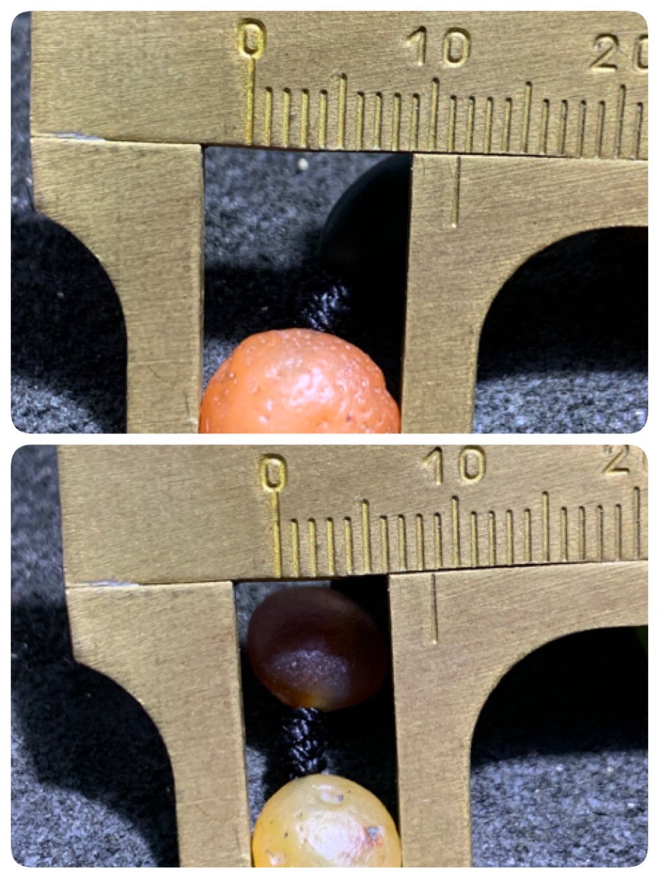 精美天然阿拉善彩珠玛瑙项链一条