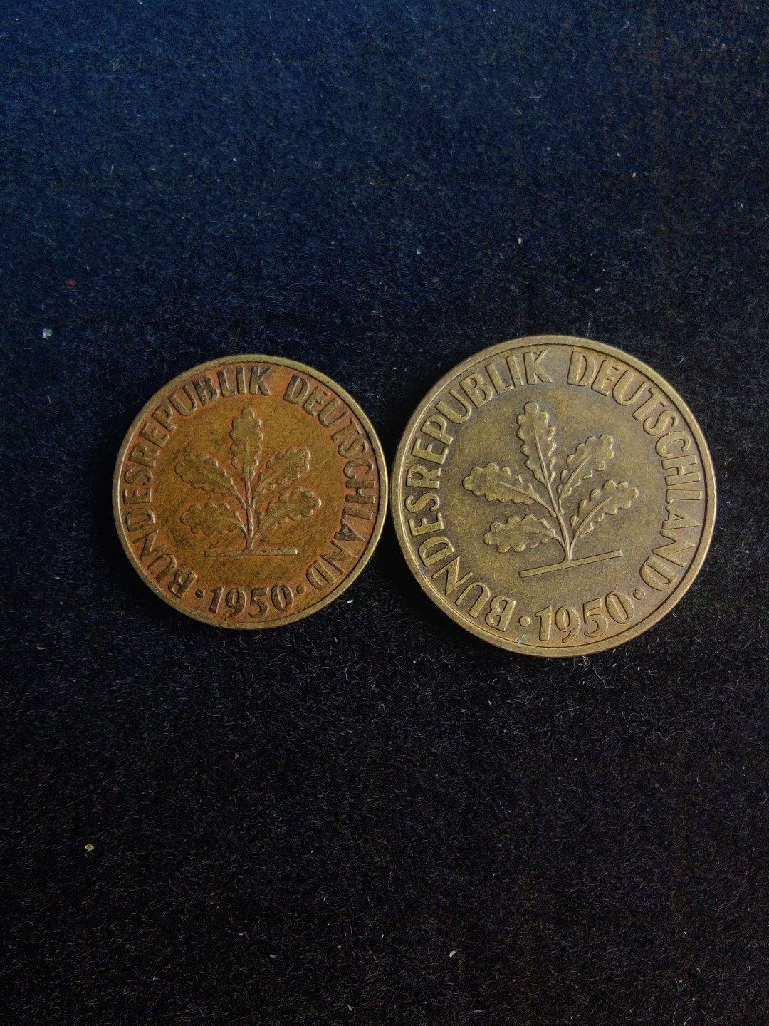 ♥一只鱼（世界钱币第六期） 德国5/10芬尼