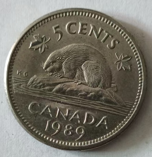 泡泡堂第124期  世界硬币专场（无押金，无佣金，捡漏，全场20包邮，偏远地区除外） 加拿大1989年5分