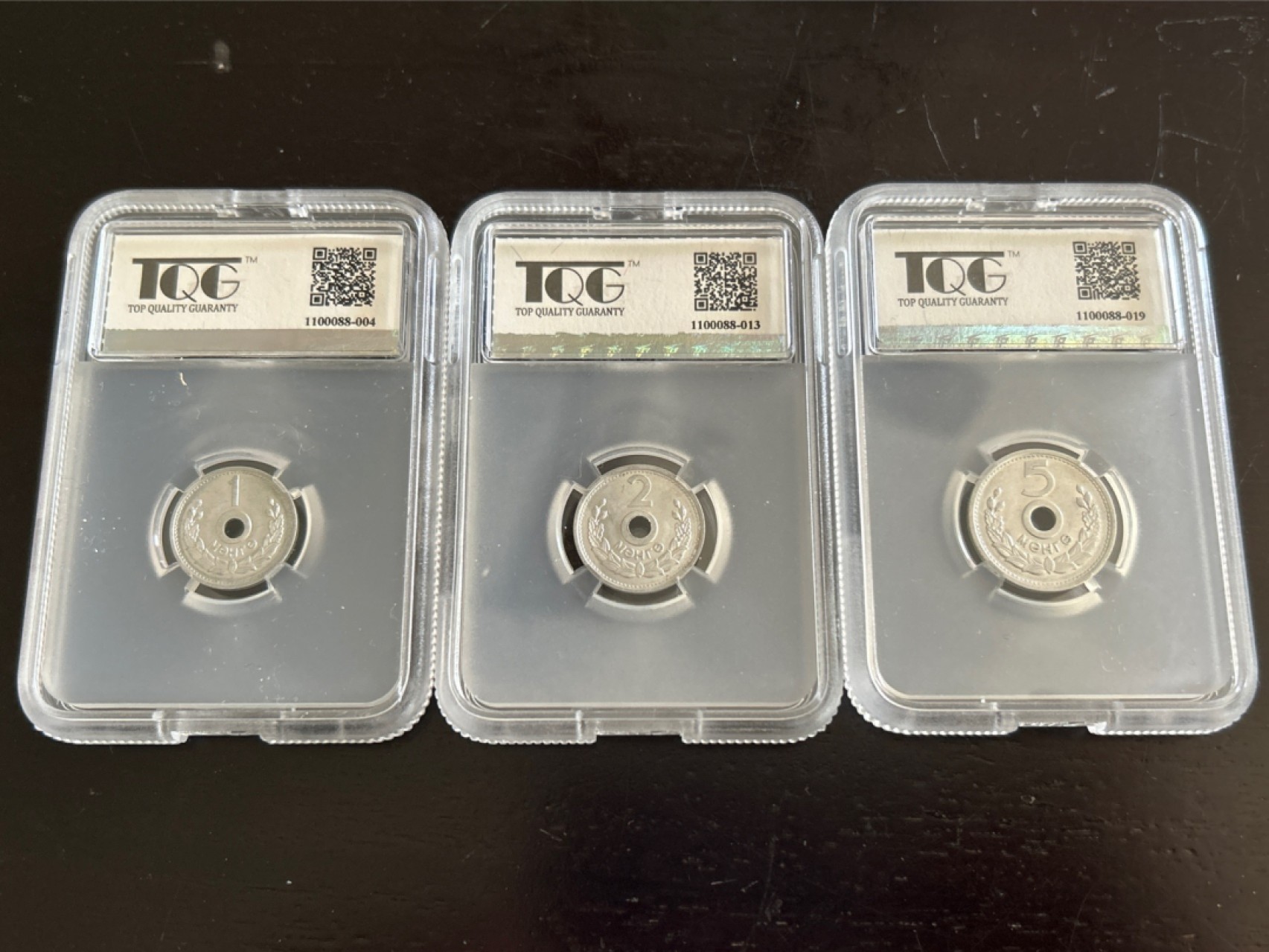 收藏联盟Quantum Auction 第201期拍卖 硬币场 1959年蒙古 流通套币 一套6枚大全 中国代造 TQG评级