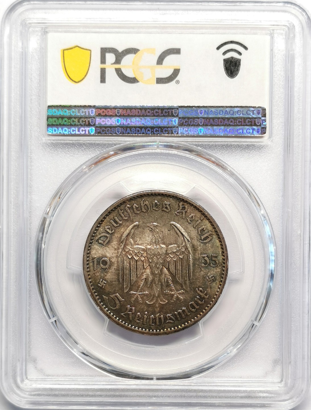 凡希社世界钱币微拍第二百十六期 1935德国教堂5马克PCGS-MS62