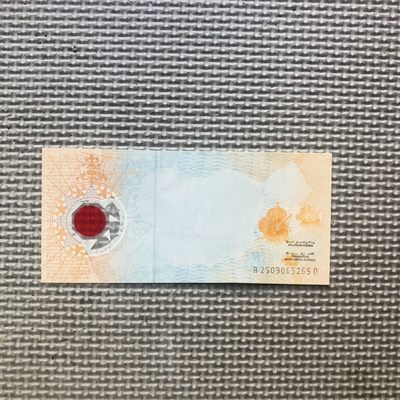 51th 美洲大陆塑料钞和纸钞1 - 巴西2000年10雷亚尔，纪念钞，错版（漏印）稀少 VF品相