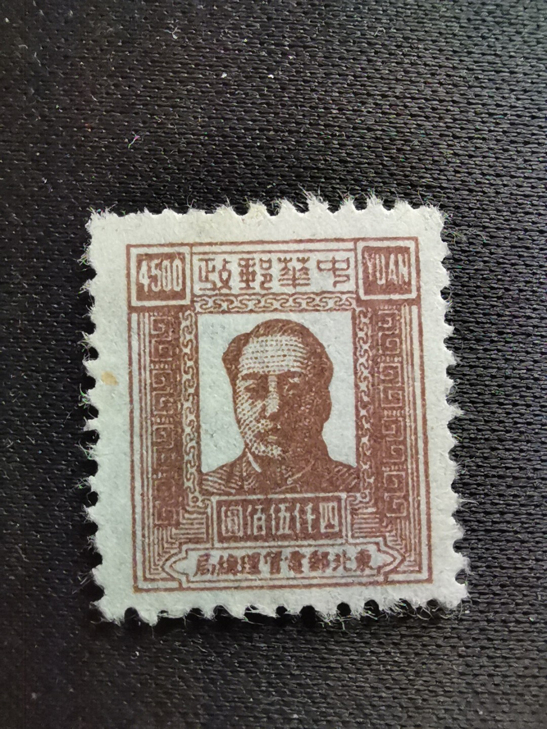 洪涛臻品 精选邮票限时拍卖第六十三期 东北解放区区票, 毛主席像邮票, 4500元面值！该品种,且如此好品相的💝已难寻觅! 明年是主席的诞辰,市场到处在涨价收购主席邮票, 机会不要错过！