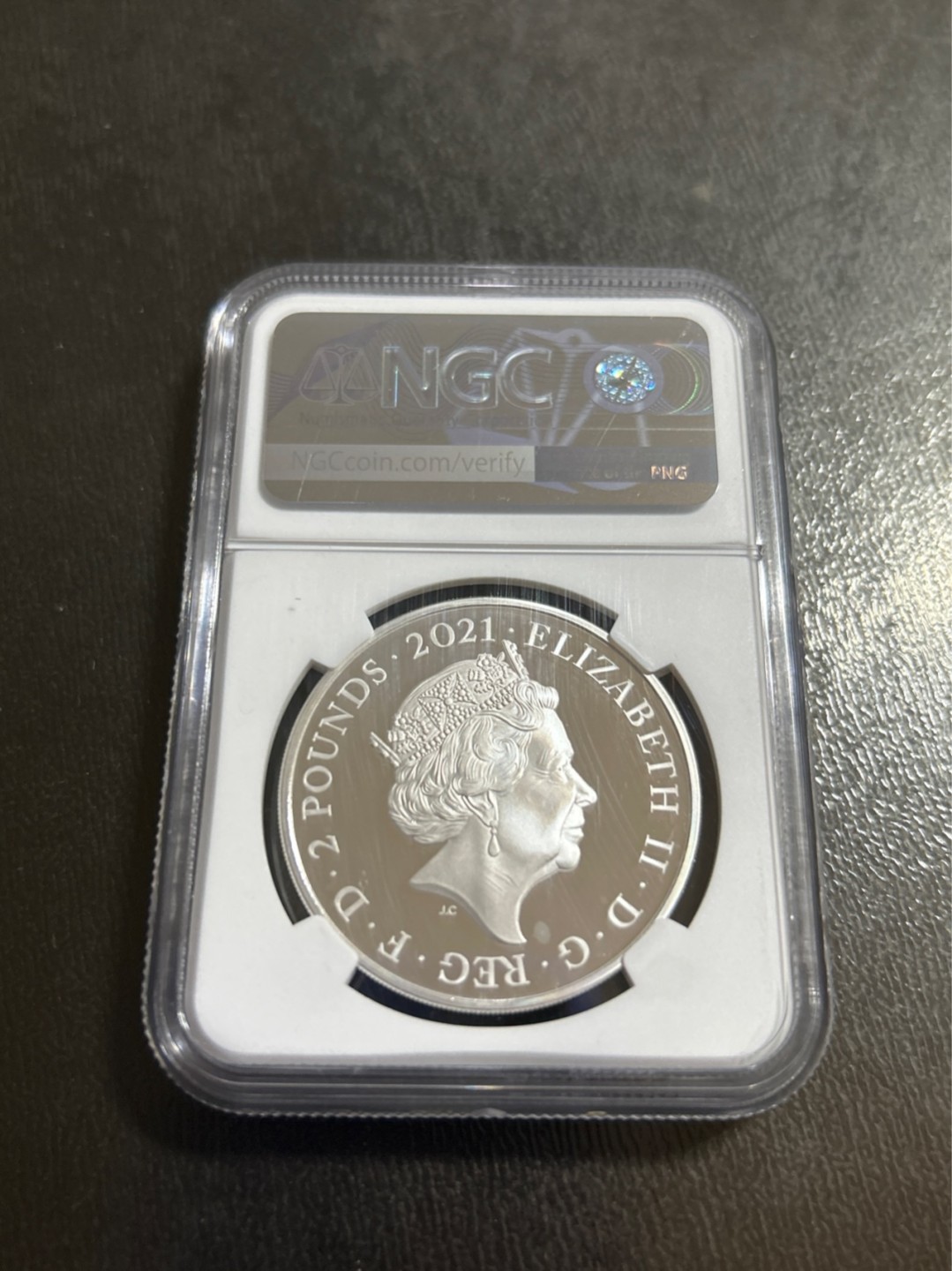 收藏联盟Quantum Auction 第201期拍卖 硬币场 英国2021年2英镑1盎司彼得兔精制银币 NGC PF70UC 原装盒证