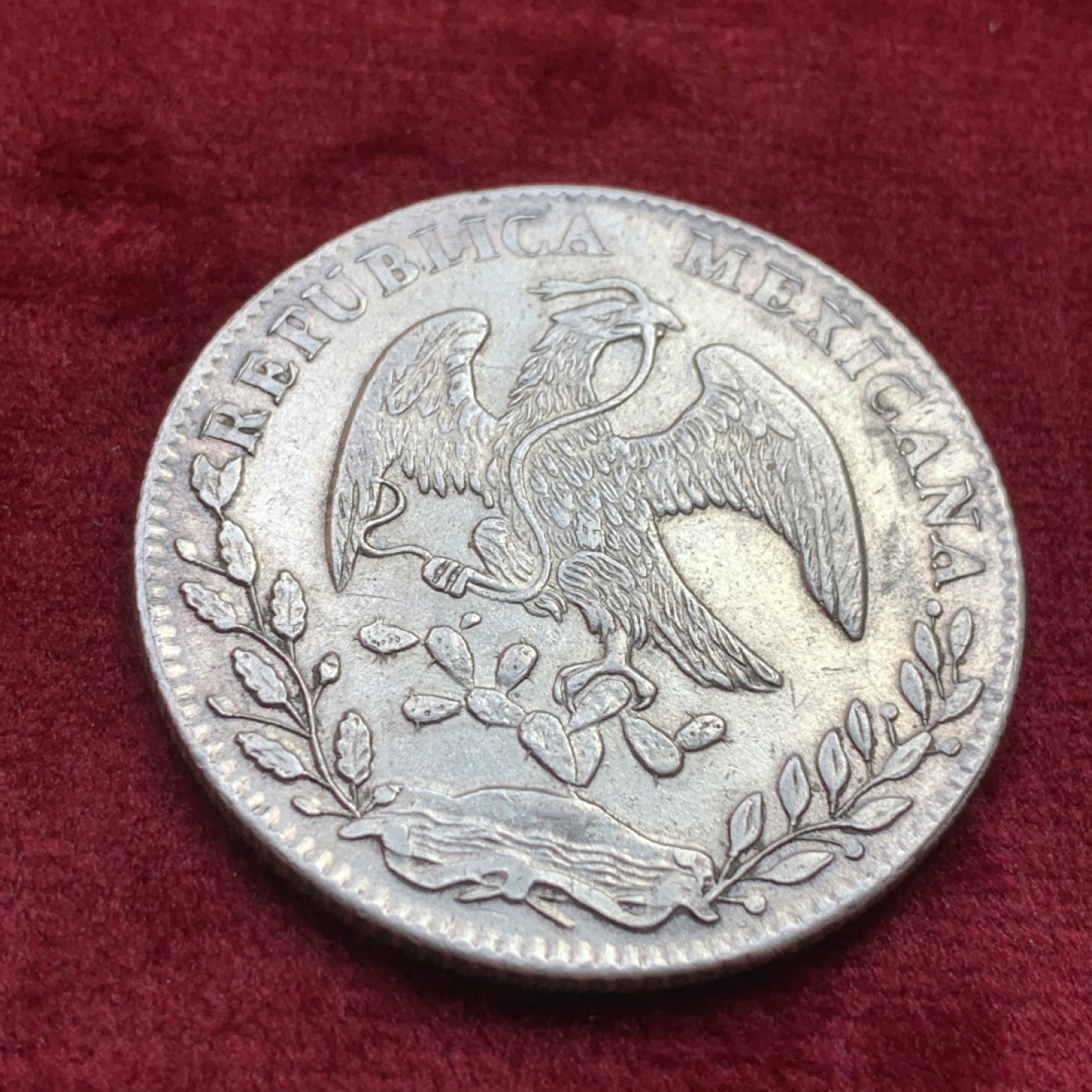 《竞宝斋》第108场-周日，周一 ，周四3场连拍（全场包邮） 1878年 墨西哥 鹰洋GO FR较少见，au品带底光，捡漏来的 状态不错