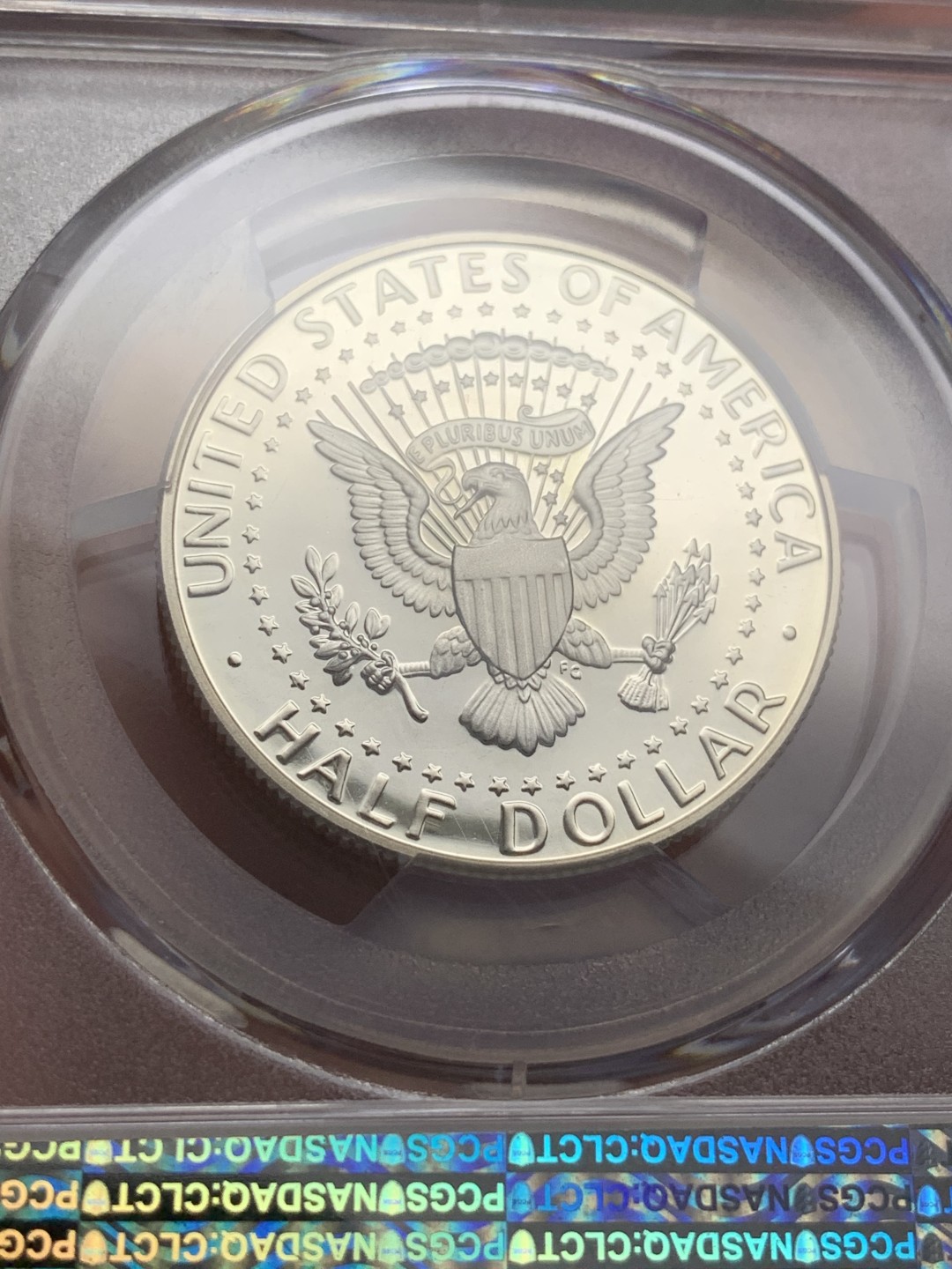 《竞宝斋》第108场-周日，周一 ，周四3场连拍（全场包邮） PCGS PR69 美国 2003肯尼迪精制银币