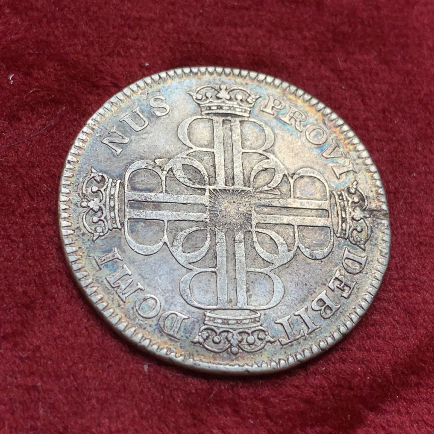 《竞宝斋》第108场-周日，周一 ，周四3场连拍（全场包邮） 1797瑞士伯尔尼四分之一泰勒银币 原味小熊 细节见图