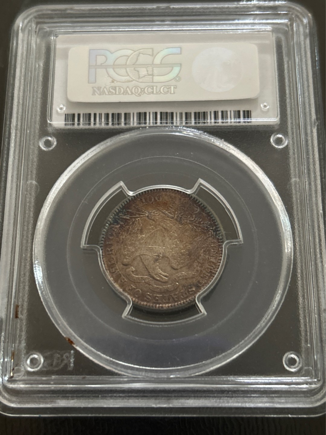 收藏联盟Quantum Auction 第203期拍卖 硬币场 1891年美国25分鹰洋银币 PCGS AU55