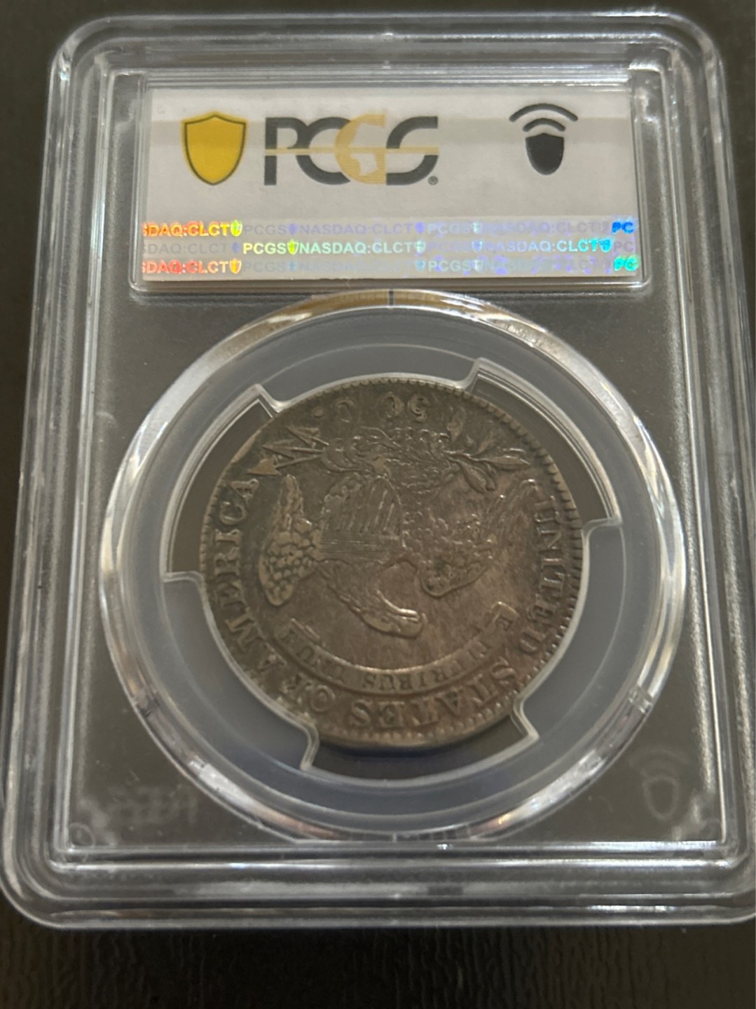 收藏联盟Quantum Auction 第203期拍卖 硬币场 1832年美国50分 自由女神鹰洋银币 PCGS AU50