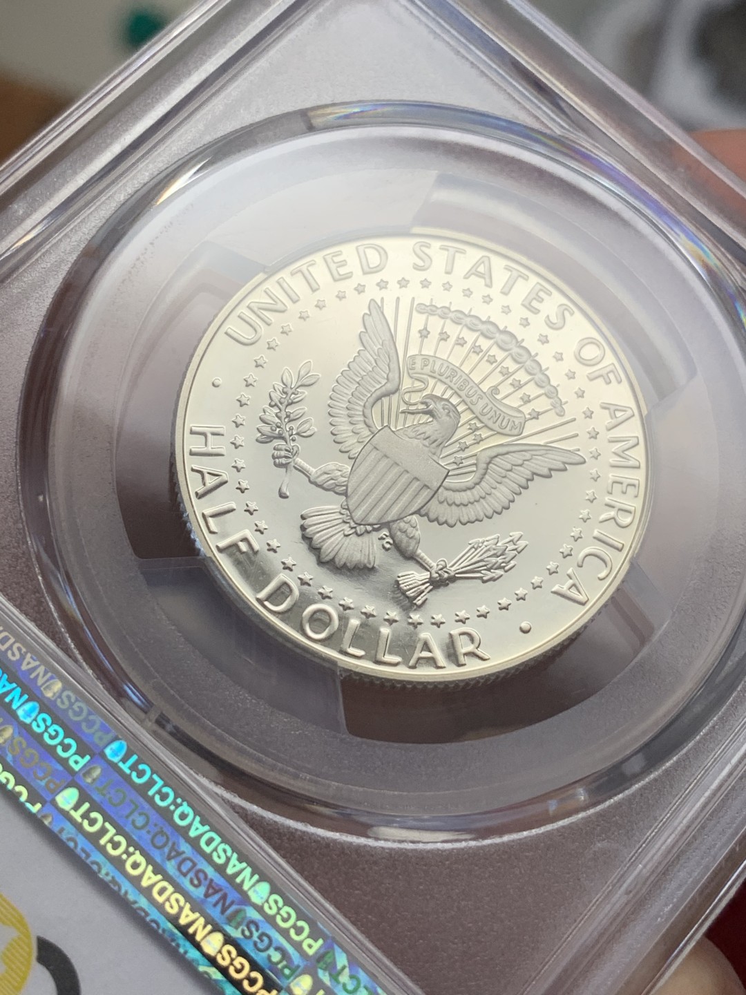 《竞宝斋》第108场-周日，周一 ，周四3场连拍（全场包邮） PCGS PR69 美国 2003肯尼迪精制银币