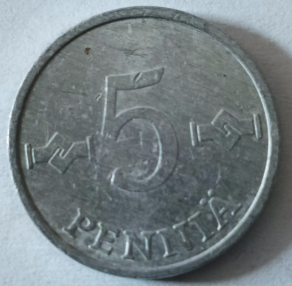 泡泡堂第127期  世界硬币专场（无押金，无佣金，捡漏，全场20包邮，偏远地区除外） 芬兰铝五分