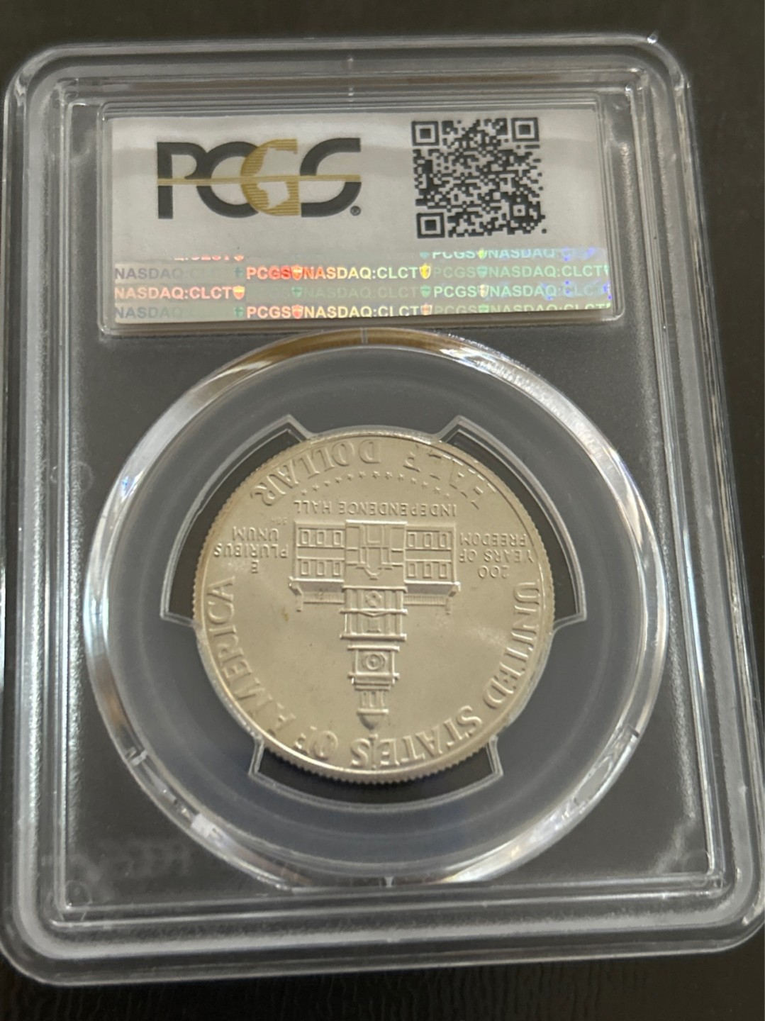 收藏联盟Quantum Auction 第203期拍卖 硬币场 1976年美国建国二百周年 半圆纪念银币 肯尼迪 PCGS MS65