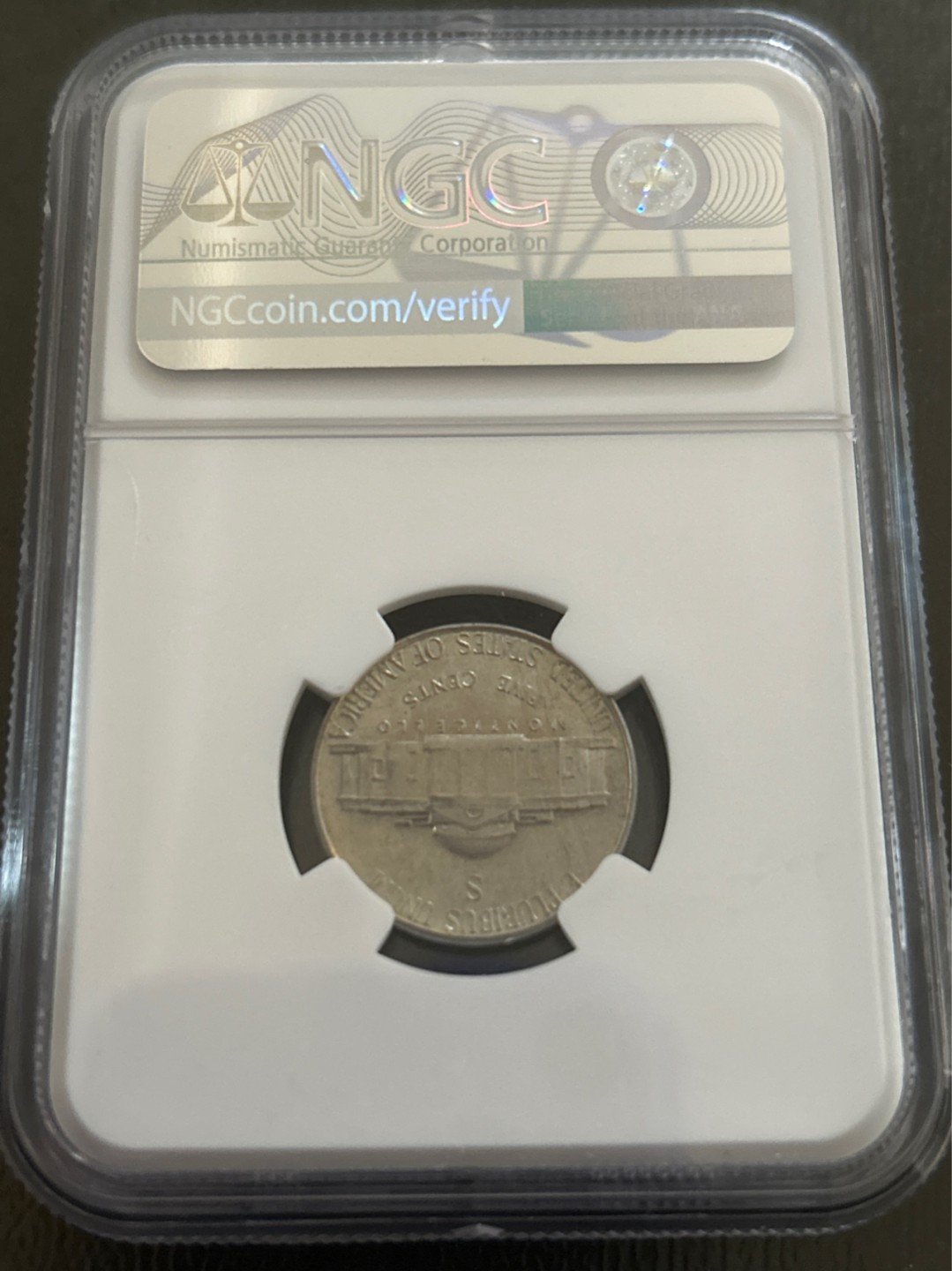 收藏联盟Quantum Auction 第203期拍卖 硬币场 1943年美国5分 NGC MS63