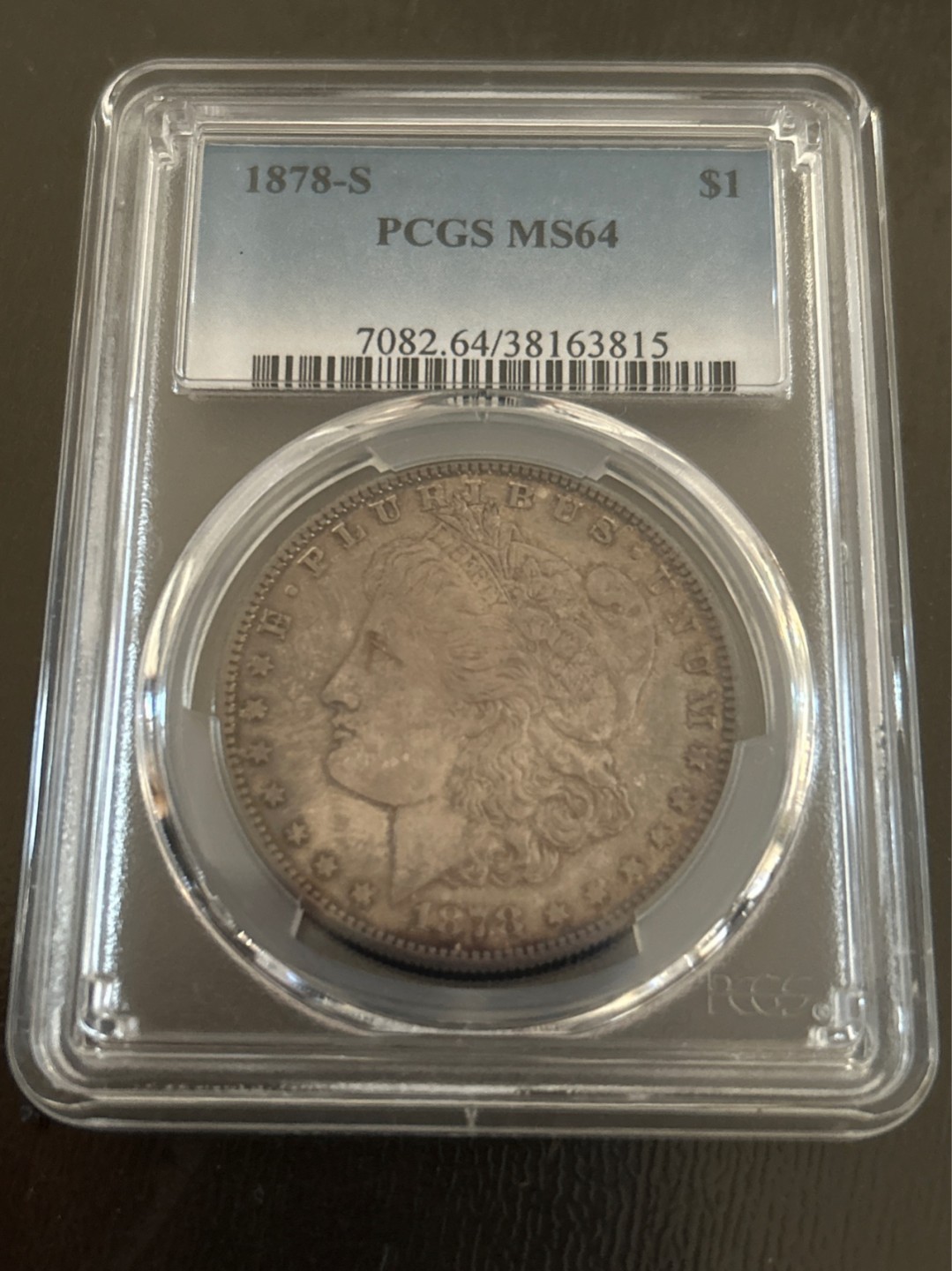 收藏联盟Quantum Auction 第203期拍卖 硬币场 1878-S 美国摩根鹰洋 PCGS MS64