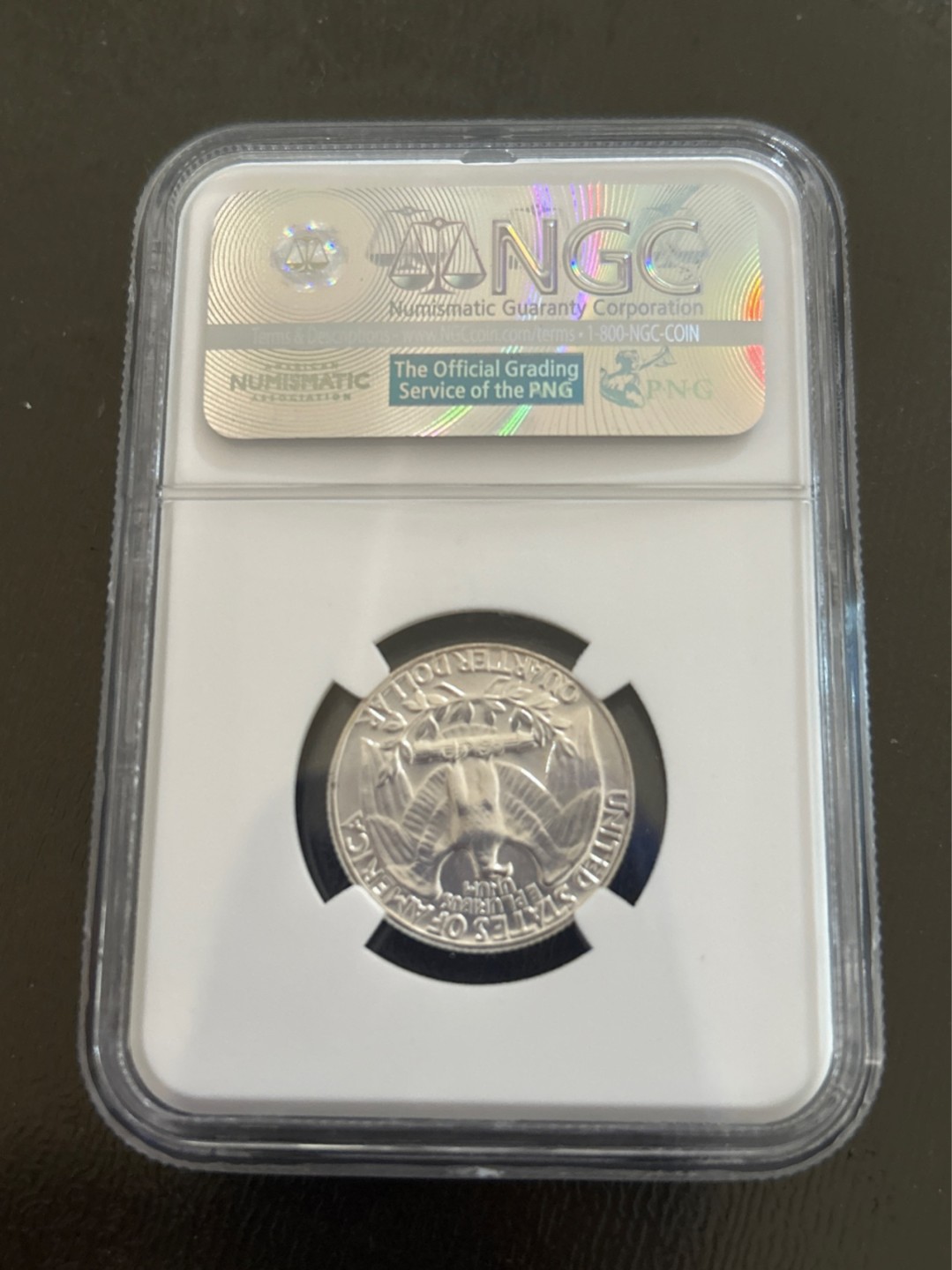 收藏联盟Quantum Auction 第203期拍卖 硬币场 1959年美国25分 华盛顿 银币 NGC MS65