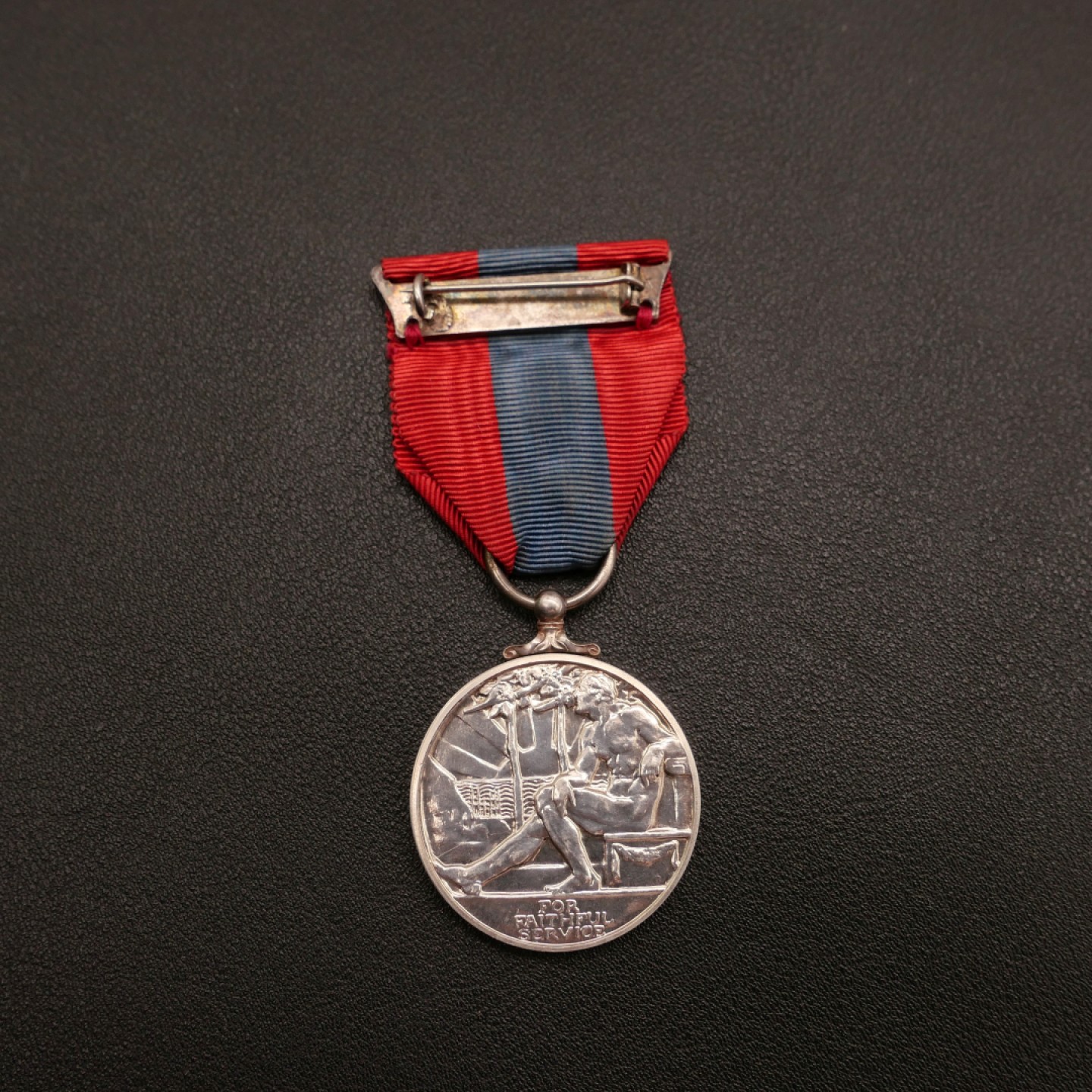 勋章奖章交易所10月29日群拍 银质英国乔治六世帝国服务奖章