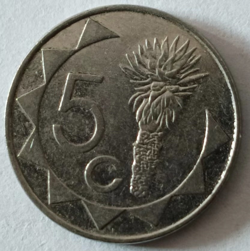 泡泡堂第128期  世界硬币专场（无押金，无佣金，捡漏，全场20包邮，偏远地区除外） 纳米比亚五分