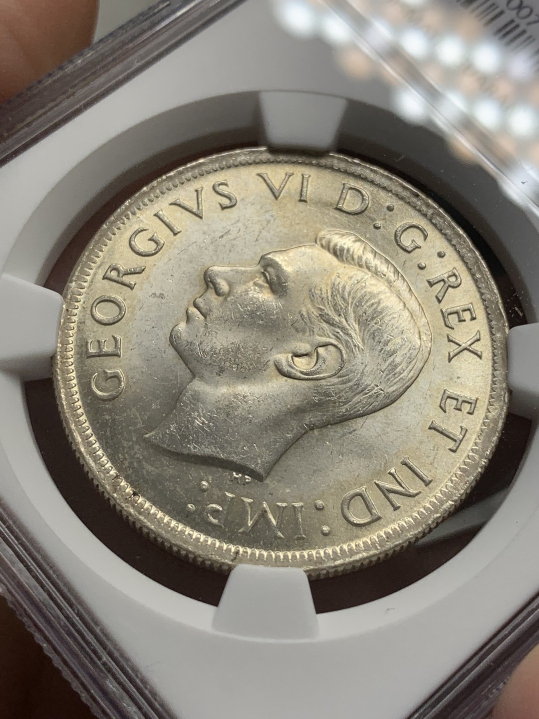 《竞宝斋》第109场-周日，周一 ，周四3场连拍（全场包邮） NGC-MS63 加拿大 1939年乔治六世议会1加元 银币