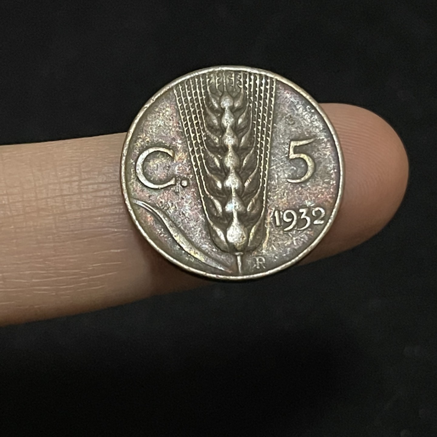 外国硬币0元起拍（15） 1932年意大利5分