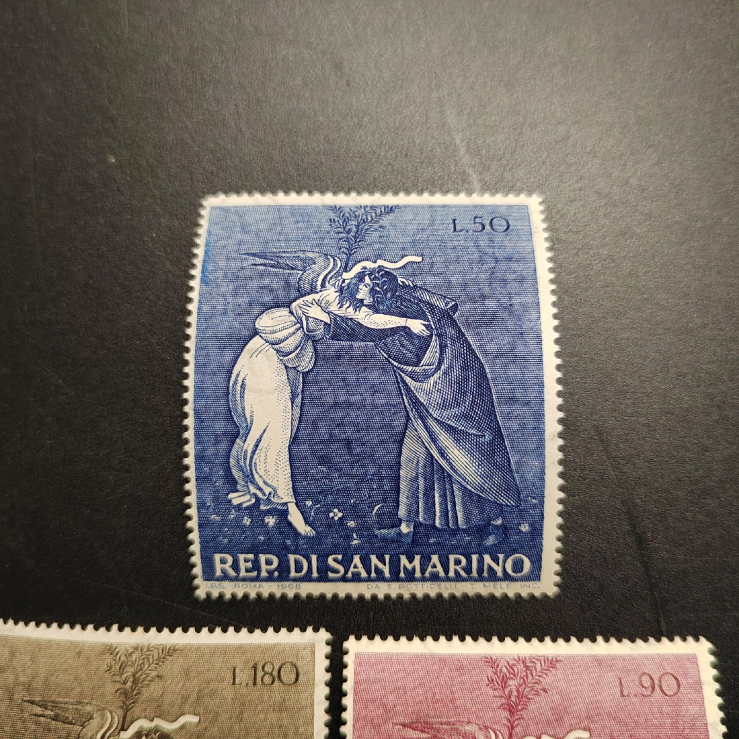 王之爱好～中外邮票 天使的拥抱