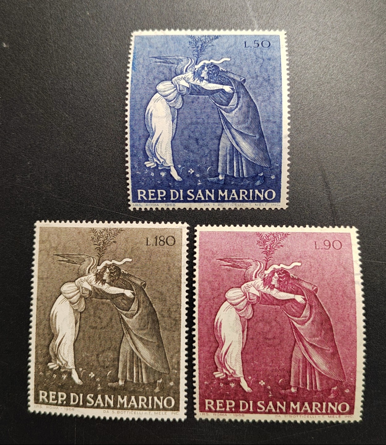 王之爱好～中外邮票 天使的拥抱