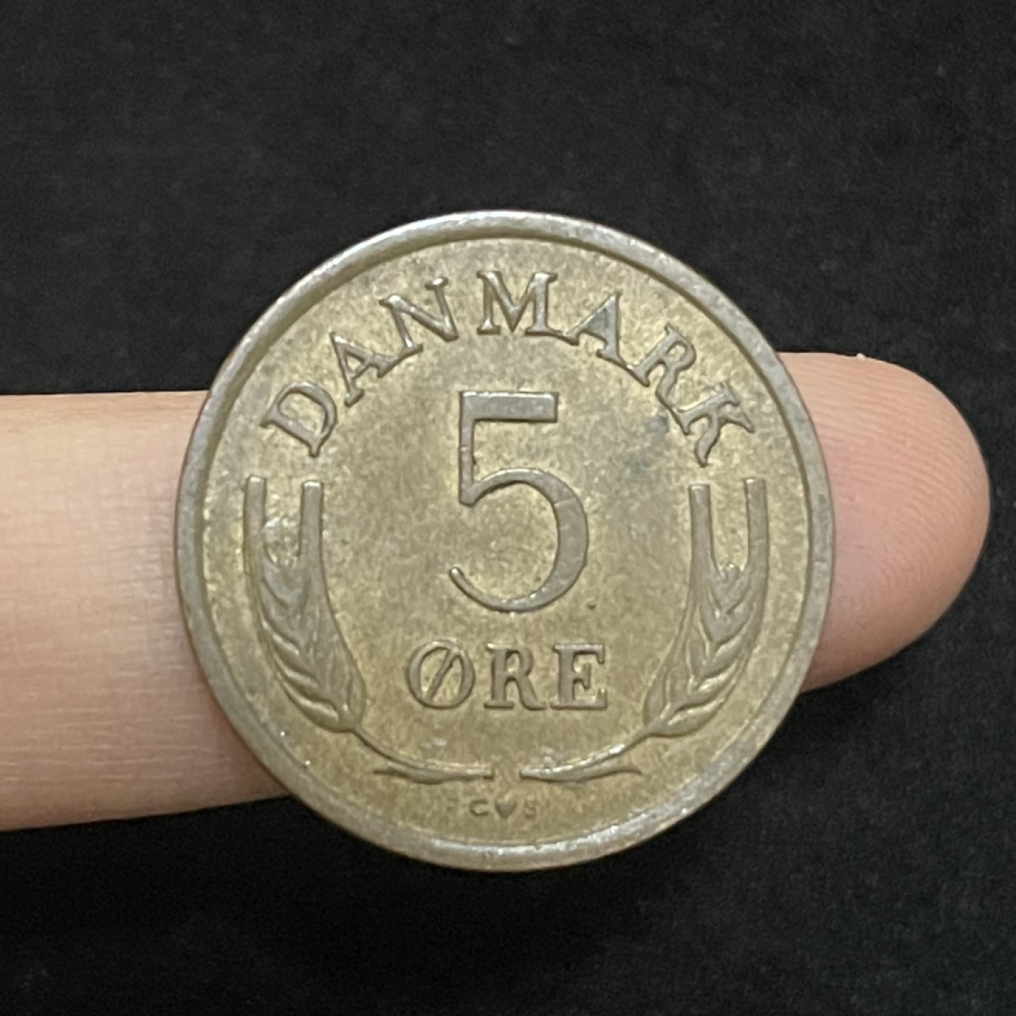 外国硬币0元起拍（15） 丹麦5欧尔铜币