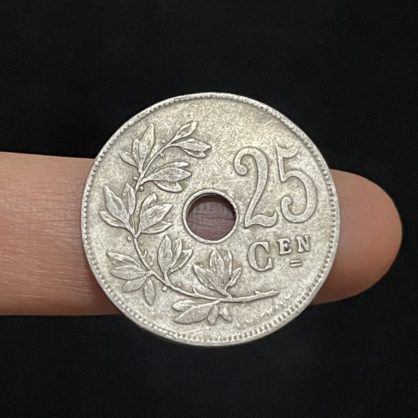 外国硬币0元起拍（16） 比利时25分硬币
