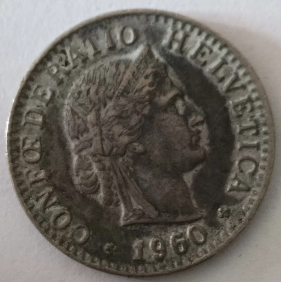 泡泡堂第128期  世界硬币专场（无押金，无佣金，捡漏，全场20包邮，偏远地区除外） 瑞士1960年20分