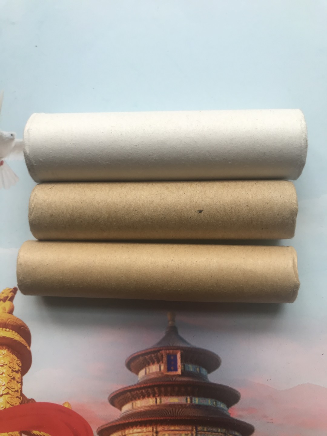 缤纷开心拍573期 88年原光伍分，伍角一卷，2013兰花壹角一卷一起拍