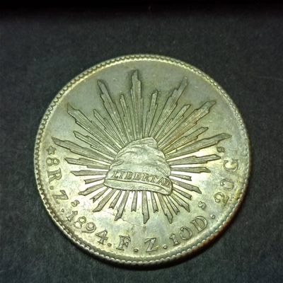 【淘币小摊】第二十五拍 银币场 本周七连拍 全场包邮 - 墨西哥1894年鹰洋8R银币好品带光 细节清晰