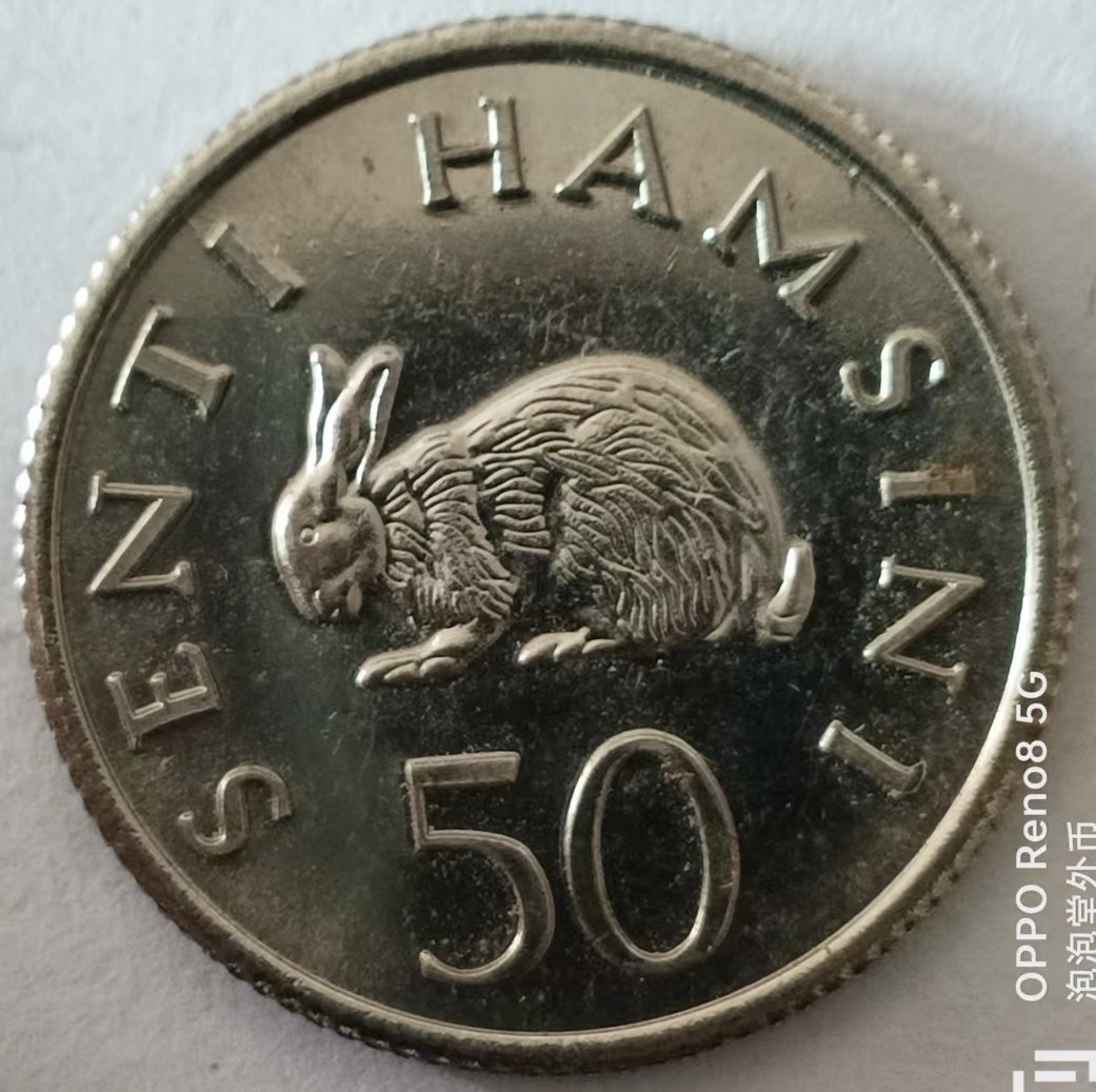 泡泡堂第128期  世界硬币专场（无押金，无佣金，捡漏，全场20包邮，偏远地区除外） 坦桑尼亚50分