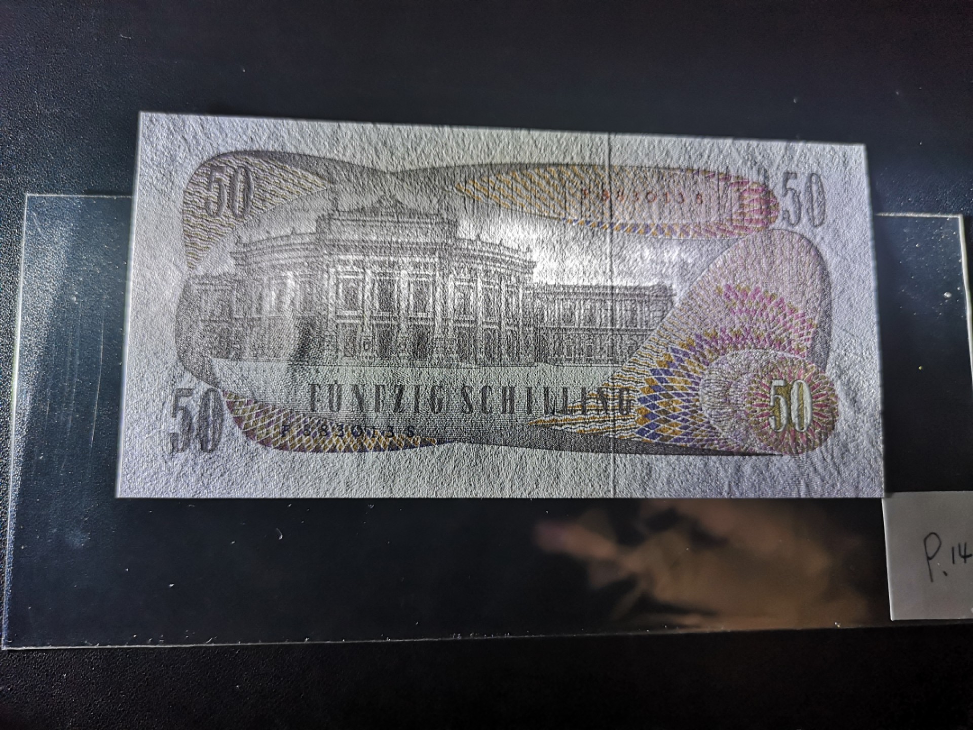 《外钞收藏家》第二百一十一期（欧洲四国精品专场） 奥地利1967年20 先令 塞默林铁路的设计者盖加、奥地利1970年50先令 剧作家赖蒙德两张一起 全新UNC