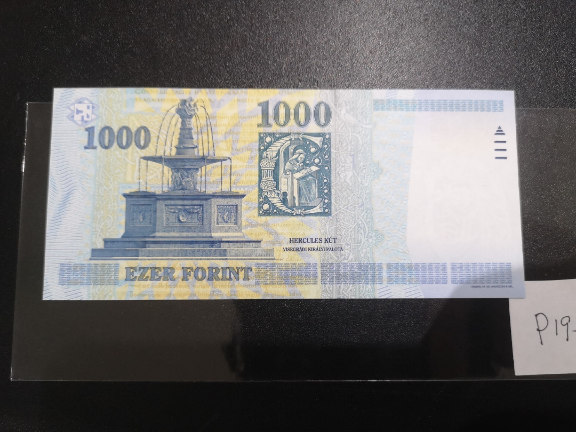 《外钞收藏家》第二百一十一期（欧洲四国精品专场） 匈牙利2006年1000 福林	P-195	带激光全息防伪条 全新UNC