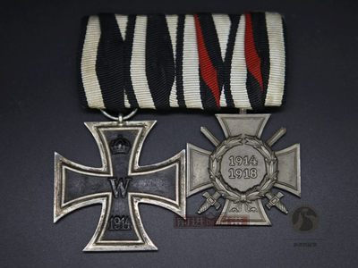 前进的履带十月第二弹 - 德国一战二联挂，二级铁十字和佩剑兴登堡